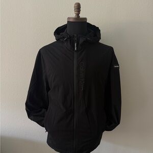 Calvin Klein Men's Black Windbreaker